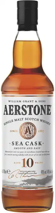 First Choice Liquor Aerstone sea cask 10yo single malt scotch whisky 700ml offer