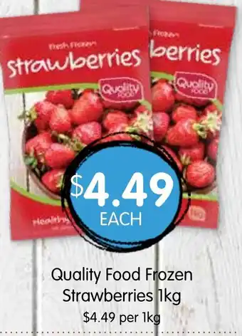 Spudshed Quality Food Frozen Strawberries offer