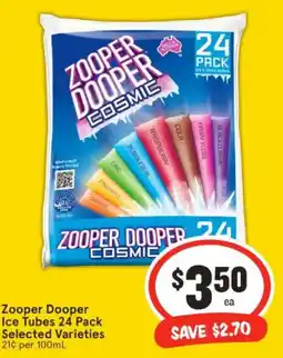 Zooper Dooper Ice Tubes