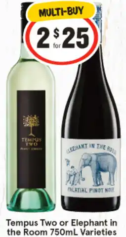 IGA Liquor Tempus Two or Elephant in the Room offer