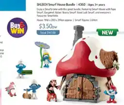 Chrisco Hampers Shleich Smurf House Bundle offer