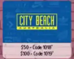 Chrisco Hampers City Beach Gift Card Code 1019 offer