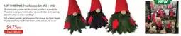 Chrisco Hampers 1.5ft Christmas Tree Gnomes Set of 3 offer