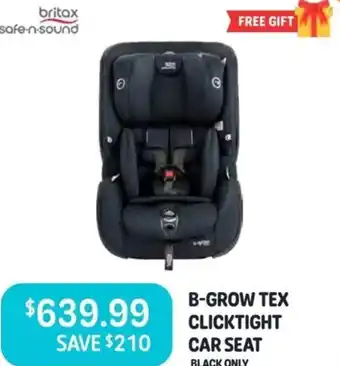 Baby Kingdom B-grow tex clicktight car seat offer