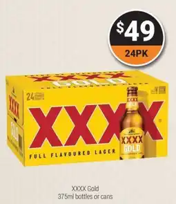 Super Cellars XXXX Gold offer