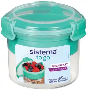 IGA Sistema To Go Breakfast Container 530mL offer