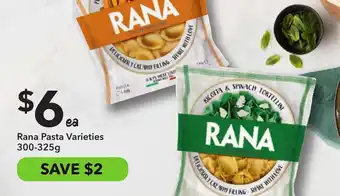 Ritchies Rana Pasta Varieties offer