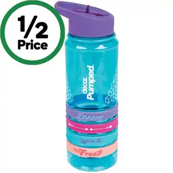 Woolworths Decor Pumped Tritan Bottle 750ml Assorted offer