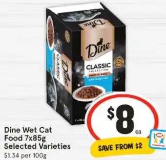 IGA Dine Wet Cat Food offer