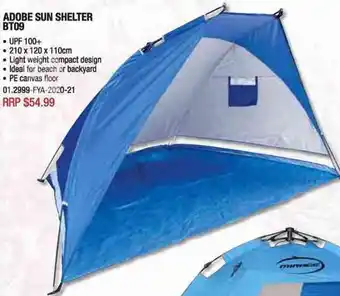 Cape Byron Sports Adobe Sun Shelter BT09 offer