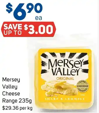 Foodland Mersey Valley Cheese Range offer