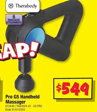 JB Hi-Fi Pro G5 Handheld Massager offer