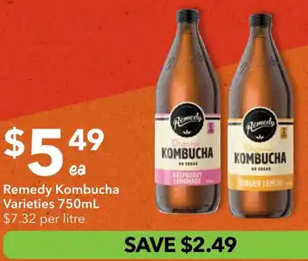 Ritchies Remedy Kombucha offer