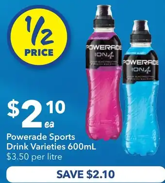 Ritchies Powerade Sports Drink offer