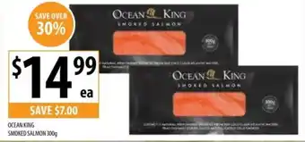 Supabarn Ocean king smoked salmon offer