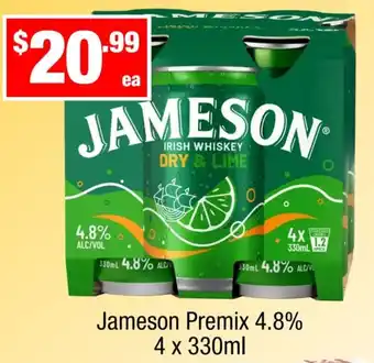 Liquor Stax Jameson Premix offer