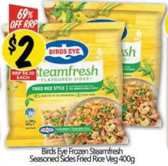 NQR Birds Eye Frozen Steamfresh Seasoned Sides Fried Rice Veg offer