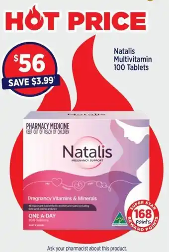 Star Discount Chemist Natalis Multivitamin offer