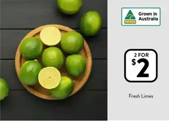 Foodworks Fresh Limes offer