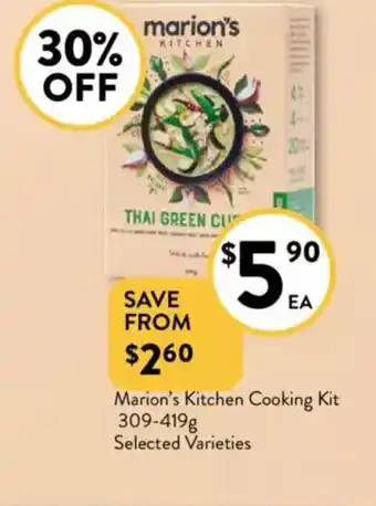 Foodworks Marion's Kitchen Cooking Kit offer