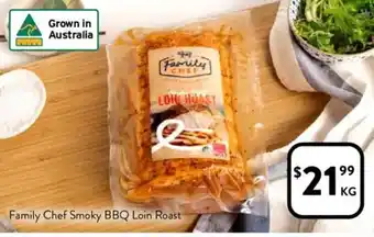 Foodworks Family Chef Smoky BBQ Loin Roast offer