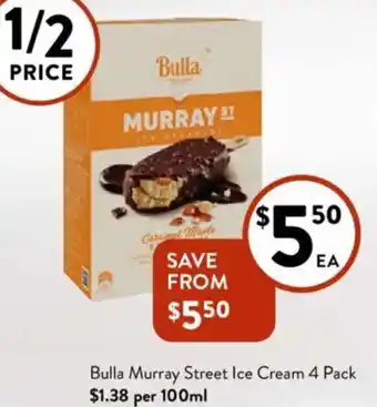 Foodworks Bulla Murray Street Ice Cream offer