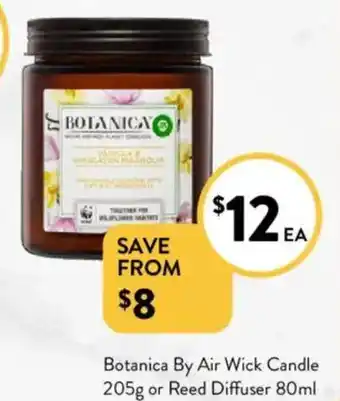 Foodworks Botanica By Air Wick Candle offer