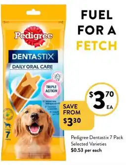Foodworks Pedigree Dentastix offer