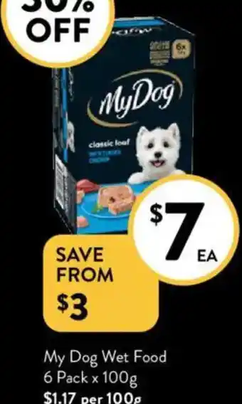 Foodworks My Dog Wet Food offer