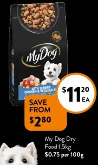 Foodworks My Dog Dry Food offer