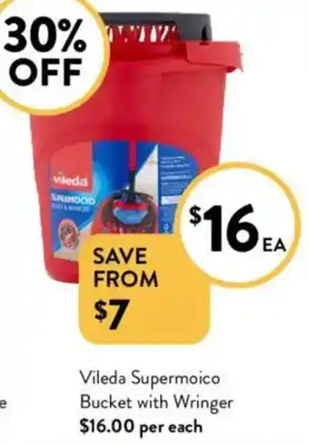 Foodworks Vileda Easy Wring & Clean Refill offer