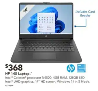 Harvey Norman HP 14S Laptop offer