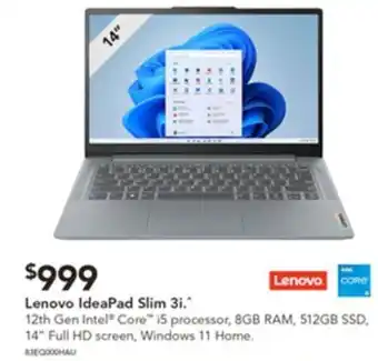 Harvey Norman Lenovo IdeaPad Slim 3i offer