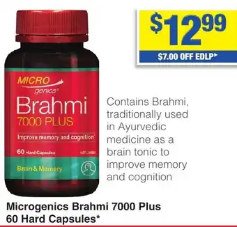 My Chemist Microgenics Brahmi 7000 Plus offer