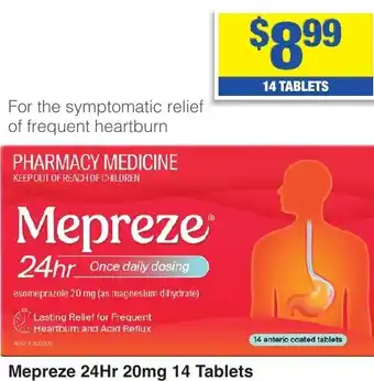 My Chemist Mepreze 24Hr offer