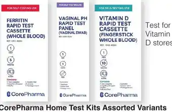 My Chemist CorePharma Home Test Kits Assorted Varients offer