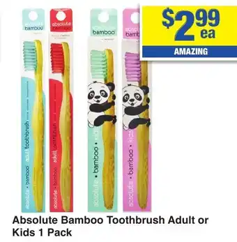 My Chemist Absolute Bamboo Toothbrush Adult or Kids offer