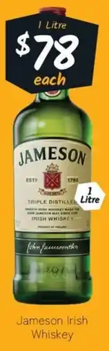 Cellarbrations Jameson offer