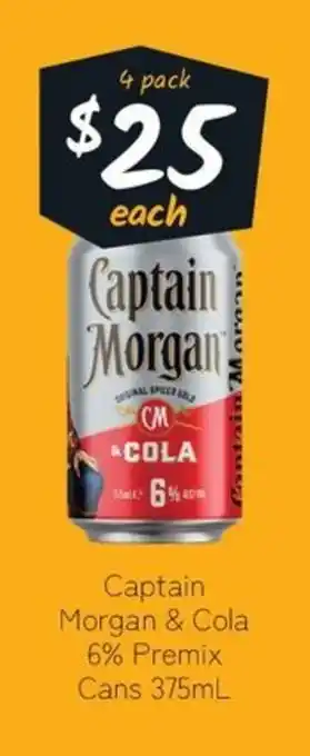 Cellarbrations Captain Morgan offer