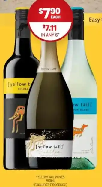 Harry Brown Yellow tail wines offer