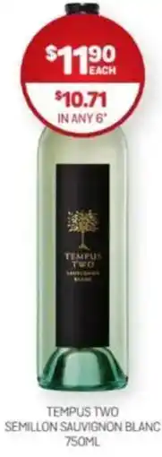 Harry Brown Tempus two semillon sauvignon blanc offer