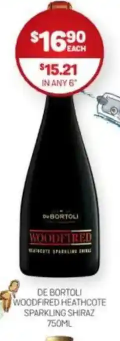 Harry Brown De bortoli woodfired heathcote sparkling shiraz offer