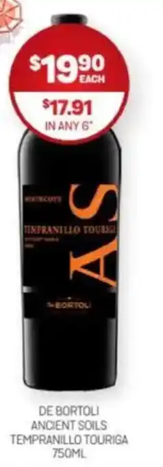 Harry Brown De bortoli ancient soils tempranillo touriga offer