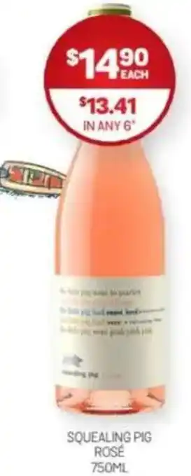 Harry Brown Squealing pig rosé offer