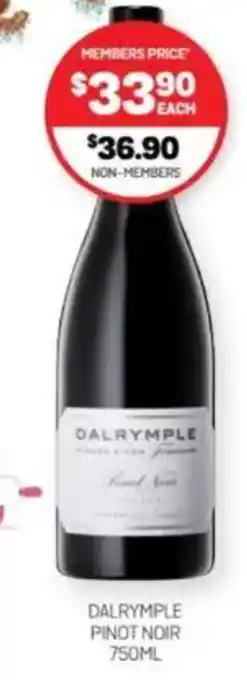 Harry Brown Dalrymple pinot noir offer