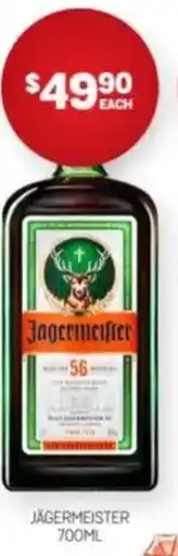 Harry Brown Jägermeister offer