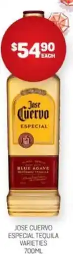 Harry Brown Jose cuervo especial tequila offer