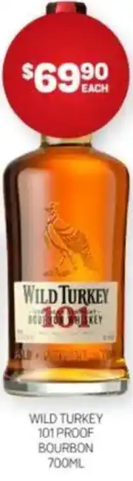 Harry Brown Wild turkey 101 proof bourbon offer