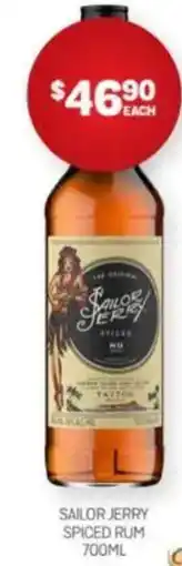 Harry Brown Sailor jerry spiced rum offer