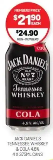 Harry Brown Jack daniel's tennessee whiskey offer